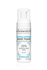 Elementre Exfoliating Body Foam 25% Glycolic Acid- oczyszczająca pianka do ciała