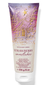 Bath & Body Works Strawberry  Snowflakes- krem do ciała  226 g