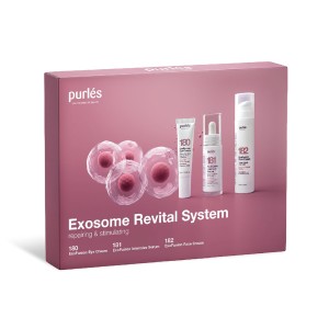 Purles Zestaw Exosome Revital System – luksusowy zestaw regenerujący z egzosomami 180 + 181 + 182